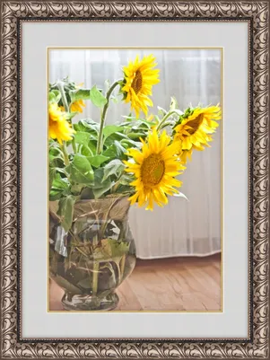 framed flowers