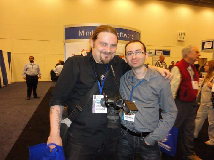 Krystian Kozerawski and Jacob Gorban at Macworld 2011